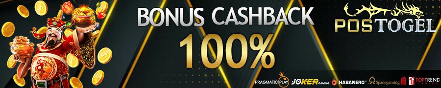 Bonus Cashback 100% Judi Online